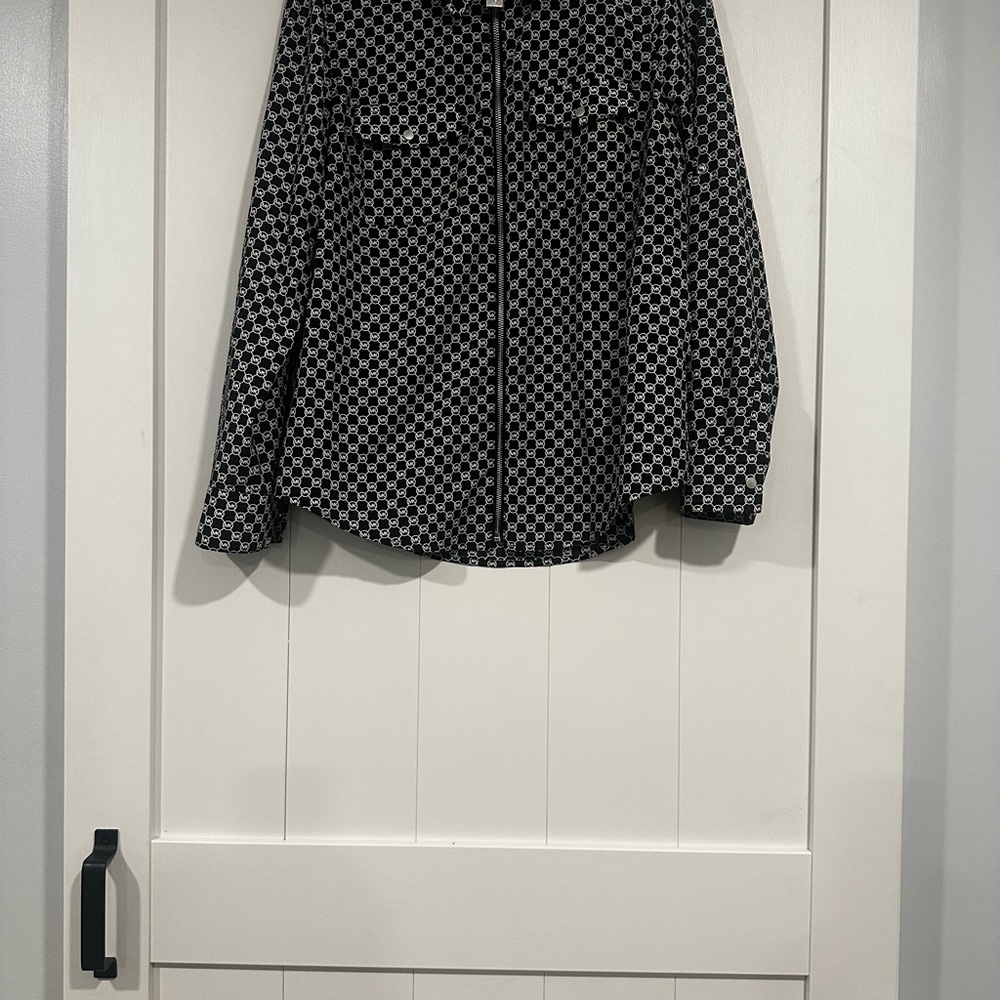 MICHAEL Michael Kors Black and White Geometric Shirt